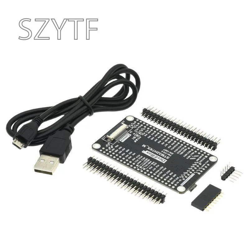 Imagem -02 - Placa Sistema Tft Desenvolvimento Interface m7 Núcleo Board Cabo Usb Stm32h750vbt6 Stm32h743vit6 Stm32h7