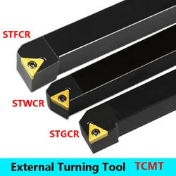 LIHAOPING STFCR STGCR STWCR 1212 1616 2020 2525 STGCR1212H11 CNC 旋盤カッター機外部旋削工具ホルダー TCMT インサート