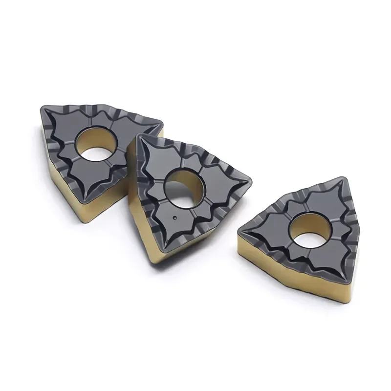 10pcs CNC Turning WNMG Inserts CNC Lathe WNMG080408-43 Carbide Inserts CNC High Turning Solid Carbide Insert