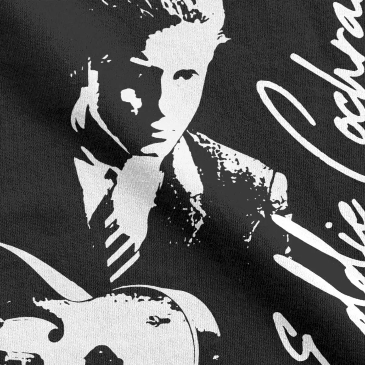 Men Women T-Shirt Eddie Cochran Retro 50s Funny Cotton Tees Short Sleeve Rock Music T Shirt Round Collar Clothes Classic