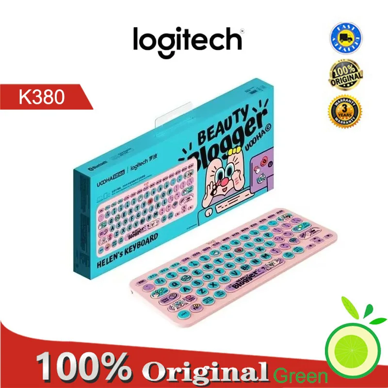 

Беспроводная клавиатура Logitech K380 с Bluetooth и несколькими устройствами, эксклюзивная