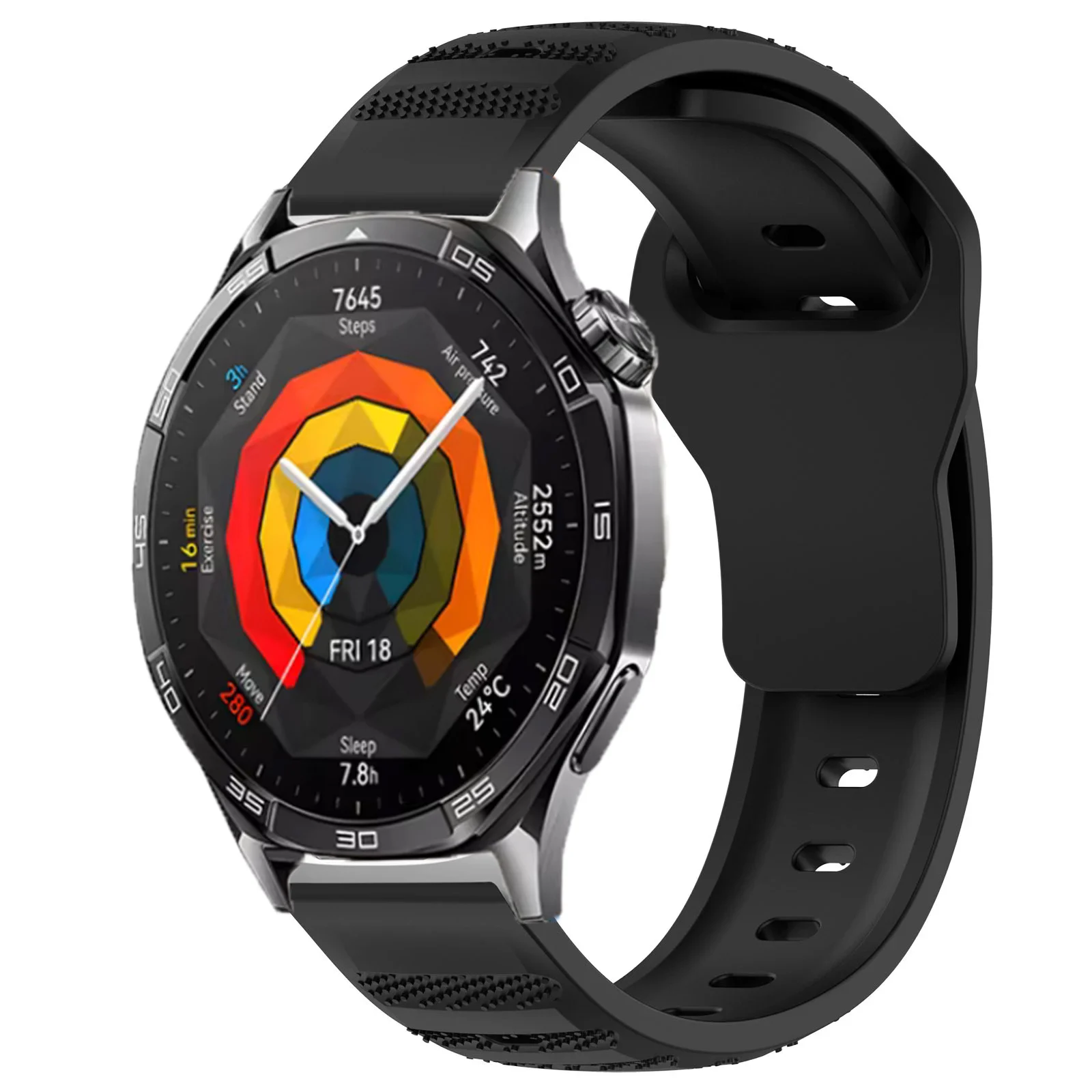 Bracelet coloré pour montre Huawei GT5 Pro, bracelet de sport en silicone, accessoires de bracelet de montre, 46mm