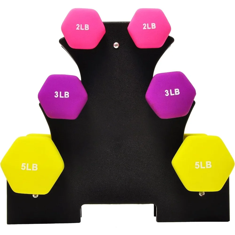 مجموعة دمبل قابلة للتعديل مع مقابض غير قابلة للانزلاق، وألواح وزن من الحديد الزهر وموصل أثقال للتدريبات المنزلية لكامل الجسم #6