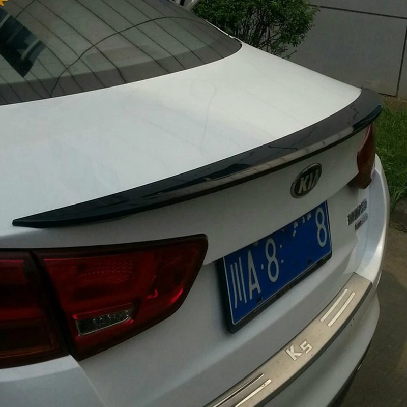 Car Accessories ABS Plastic Material Rear Wing Unpainted Primer Color Rear Roof Wing Spoiler For Kia K5 Optima Spoiler 2014 2015