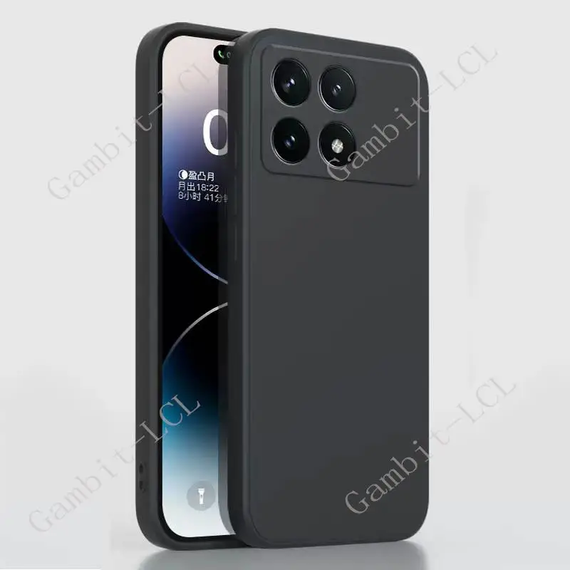 Anti-Falling Case For Xiaomi Redmi K70 Pro K70Pro Poco F6 Pro 5G Soft Silicone TPU Original Shockproof Back Cover ON Poco F6 Pro