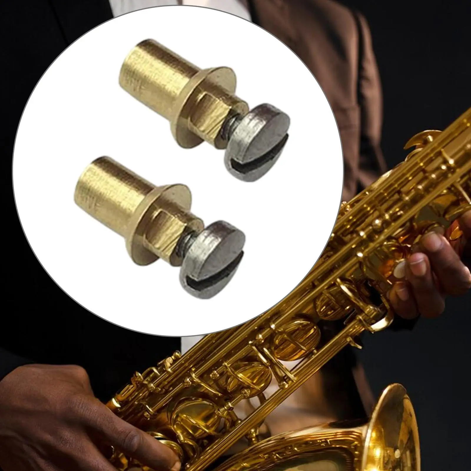 Sax Repair Screw, Woodwind Instrument Screws, Replace Adjustment Portable Copper Saxophone Screws