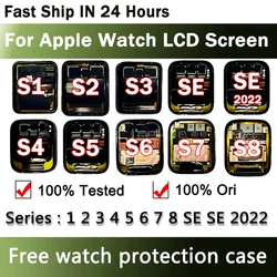 OLED per apple watch Series 1 2 3 4 5 6 SE 7 lcd Touch Screen Display Digitizer Assembly sostituzione iWatch 38/42/40/44/41/45mm