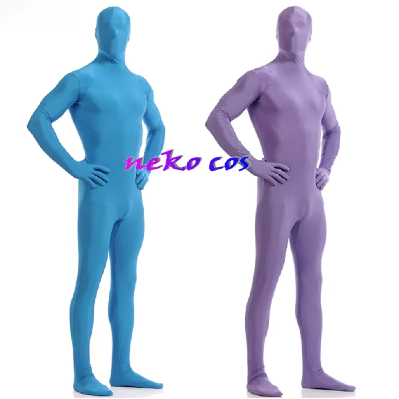 

Elastic leather form-fitting bodysuit Zenntai full coverage Leica seamless on the outside Cosplay costume invisible performance
