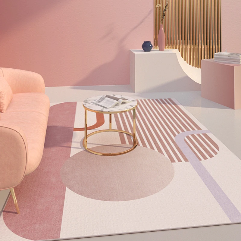 

VIKAMA Modern Minimalist Large-Area Carpet for Living Room Sofa Coffee Table Cushion, Bedroom Closet Floor Mat, Home Decoration