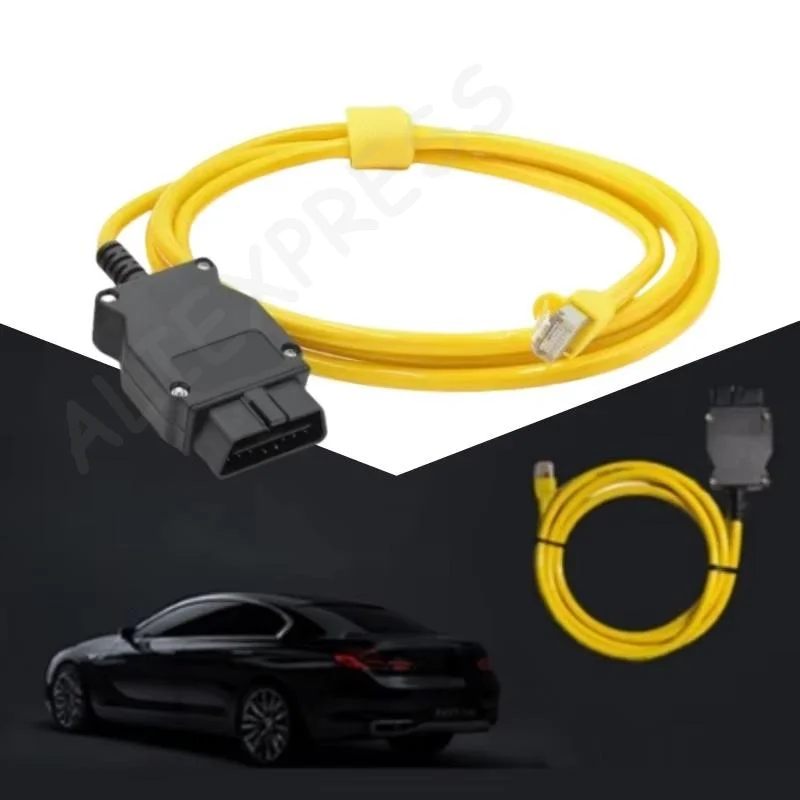 [G]ENET Car OBD2 Coding Cable E-SYS ICOM F-Series ECU Diagnostic Tool Refresh Hidden Auto Features for Repair Shops