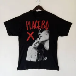 Placebo Band Music Concert Black T-Shirt Cotton All Size