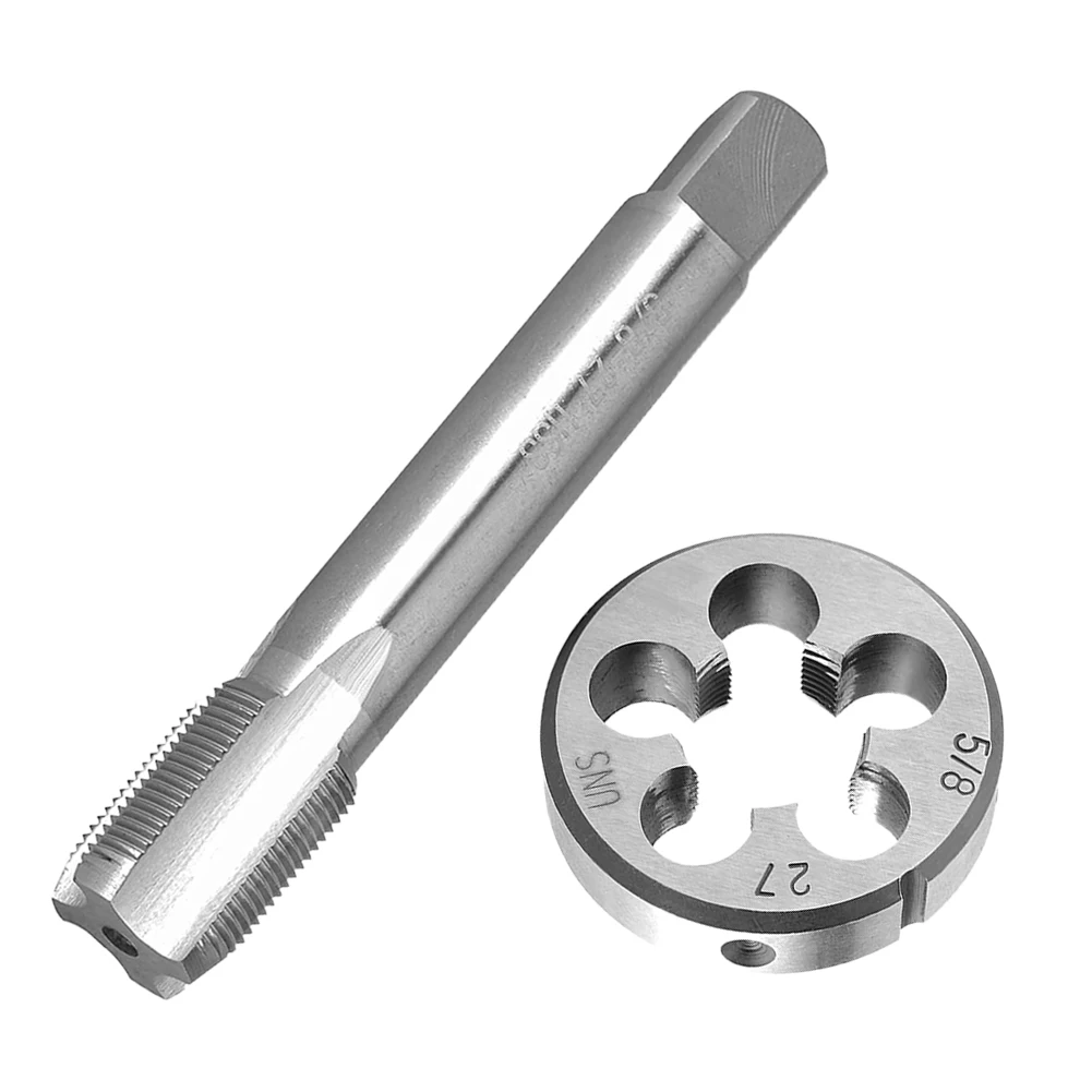 Metalworking Supplies 5/8-27 UNS Tap Die Right Hand Tap Die Set Applications Diameter 38mm Ferrous For General Materials