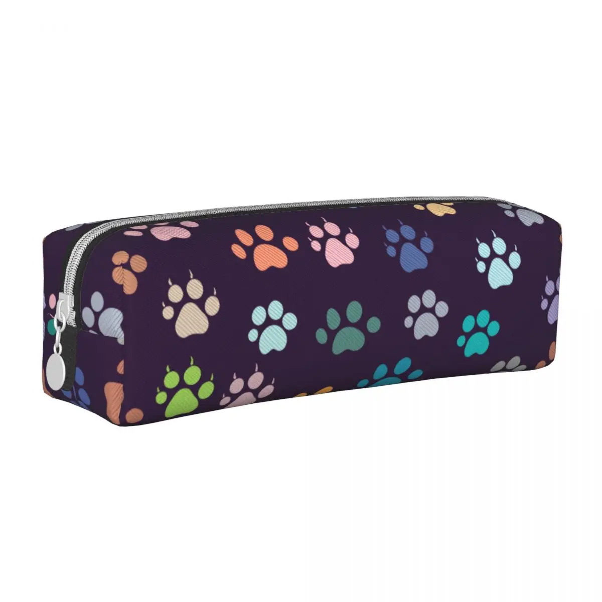 Animals Footprint Dog Paw Pencil Cases Lovely Pen Box Bag Student Large Storage Students School Cosmetic Pencilcases