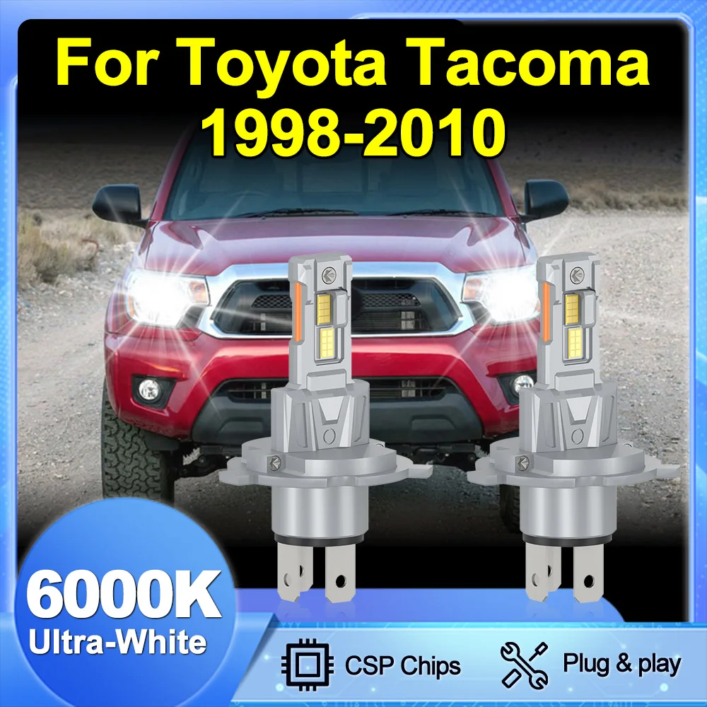 

For Toyota Tacoma 1998-2010 H4/9003/HB2 LED Bulbs Ultra-Bright Bulbs 360°Degree Quick Install 1:1 Mini Size No Adapter Required