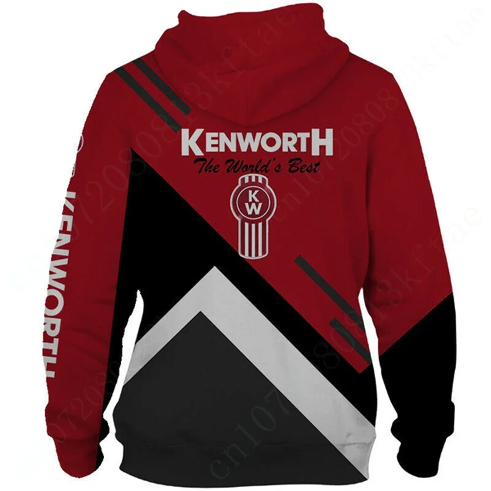 Kenworth Sweatshirt Harajuku Oversize Zip Hoodie Unisex Clothing Anime Hoodies For Men Women 3D Printing Pullover Casual Hoodies