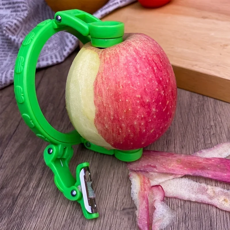 1-3pcs Heavy Duty Rotating Fruit Peeler With 360° Rotating Mechanism Quick-Peel Kitchen Tool Non-Slip Grip For Apple Pears Melon