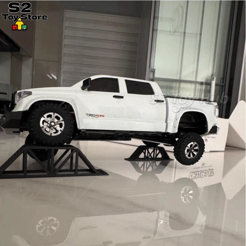 Modelo Orlando Hunter P02 1/32, Kit de Crawler RC, Camioneta Todoterreno Tundra, Suspensión Delantera Independiente, Carrocería Pintada