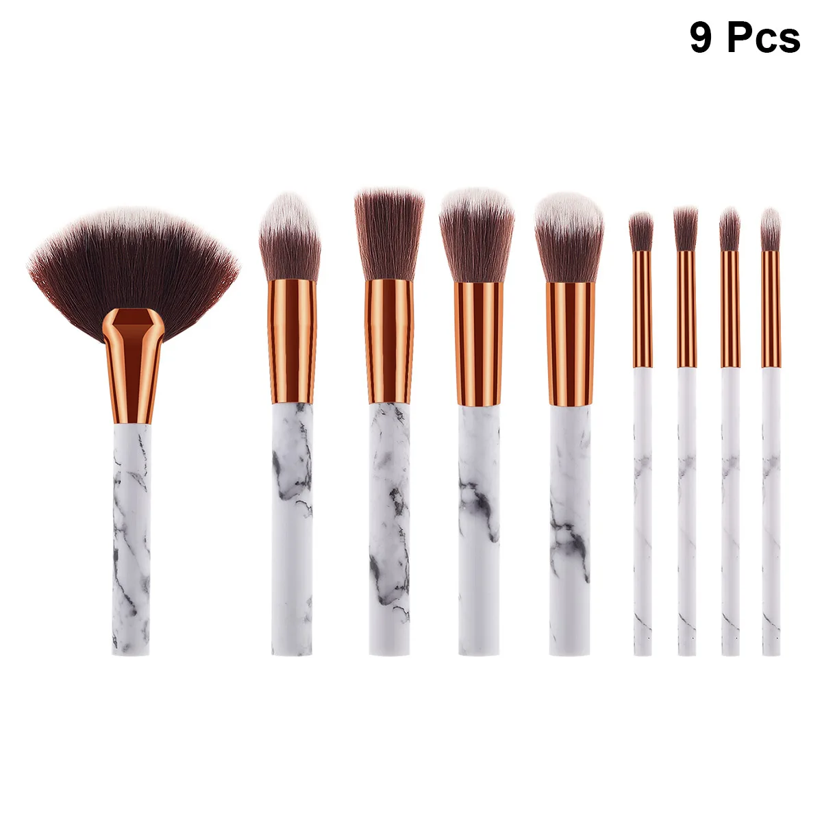 9 Pcs Makeup Brush Set Beauty Brushes Kit Cosmetics Major Professional for Woman