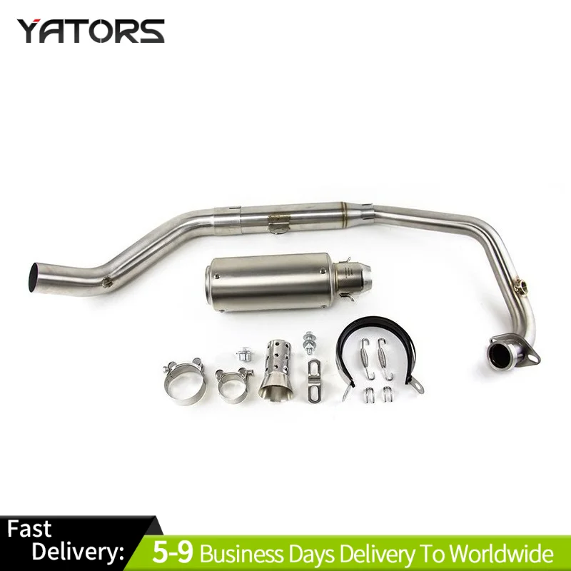 

Full Exhaust System Muffler Tip Header Pipe Fits CF-Moto 300NK 300SR 250NK 250SR Exhausts Pipes
