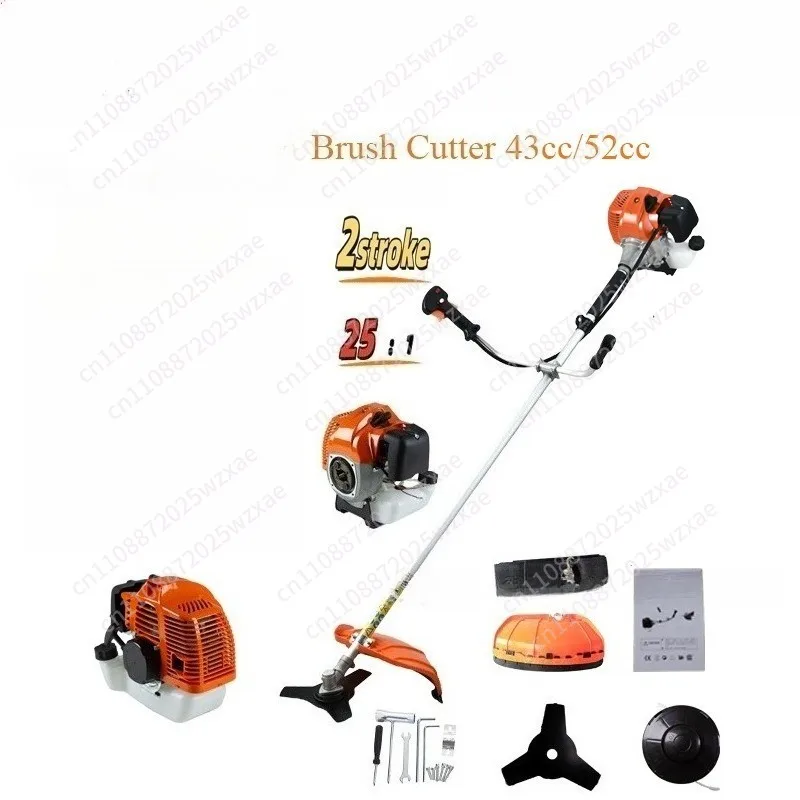 Side-mounted 52cc1.7kw lawn mower Household loosening brushcutter High power