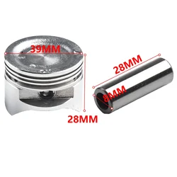 39MM Piston Ring Set For Honda GX35 GX35NT HHT35S UMK35 Brush Cutter Engine Replacement Piston Ring Lawn Mower Garden Tool Parts