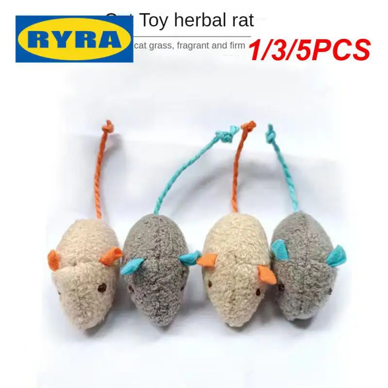 1/3/5PCS Mouse Toy Bite Resistance Pet Products New Kitten Toy Universal Pet Accessories Creative Cat Toy Interactive