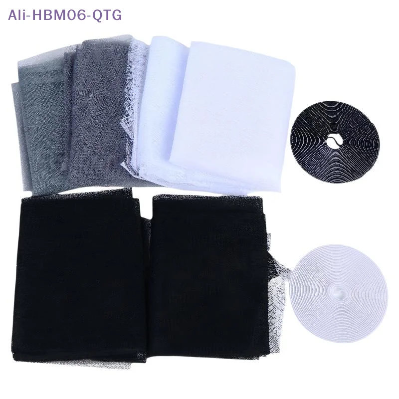 [New] Invisible Mosquito Net Mosquito  Bug Net Cuttable Window Screen Fly Mesh DIY Self-Adhesive Fly Mosquito Window Net Mesh