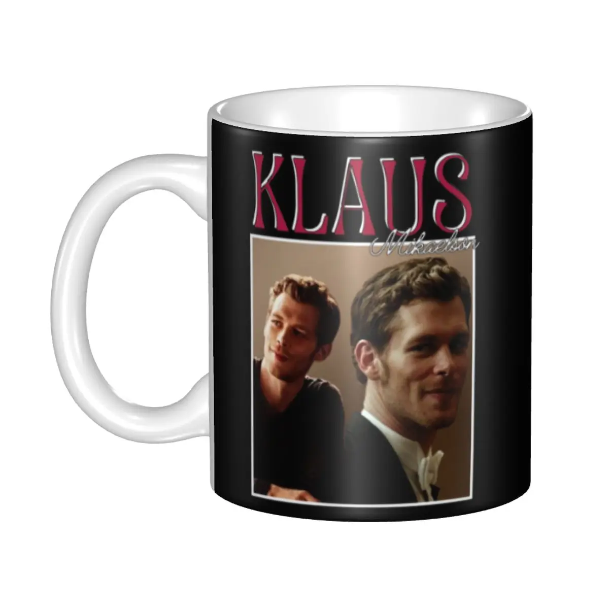 

Custom The Vampire Diaries Coffee Mug DIY Customized Damon Salvatore Ceramic Mug Cup Creative Gift
