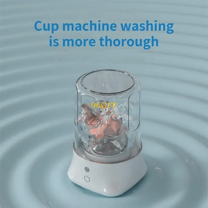 96GF Portable Small Washing Machine Quiet Small Washer Underwear Washer Efficient Washing Machine Suitable for Washing
