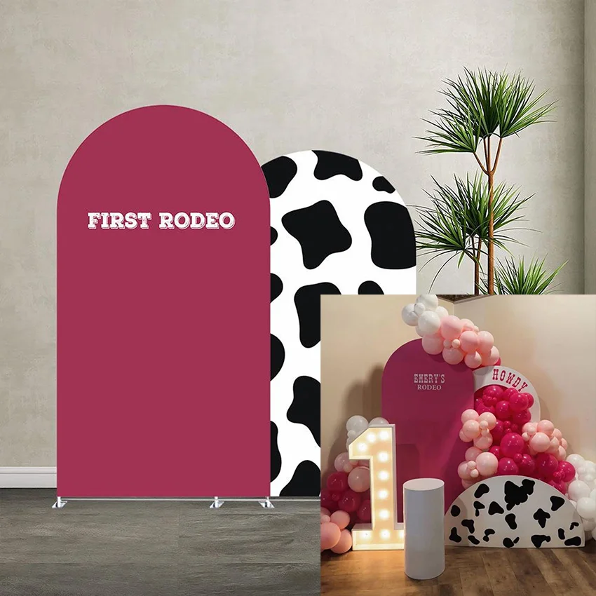 

Двусторонний фон-арка «Дикий Запад» Чиара для фотозоны на день рождения в стиле родео, для ковбоев и ковбойшес, для детского праздника, декор для фотосессии