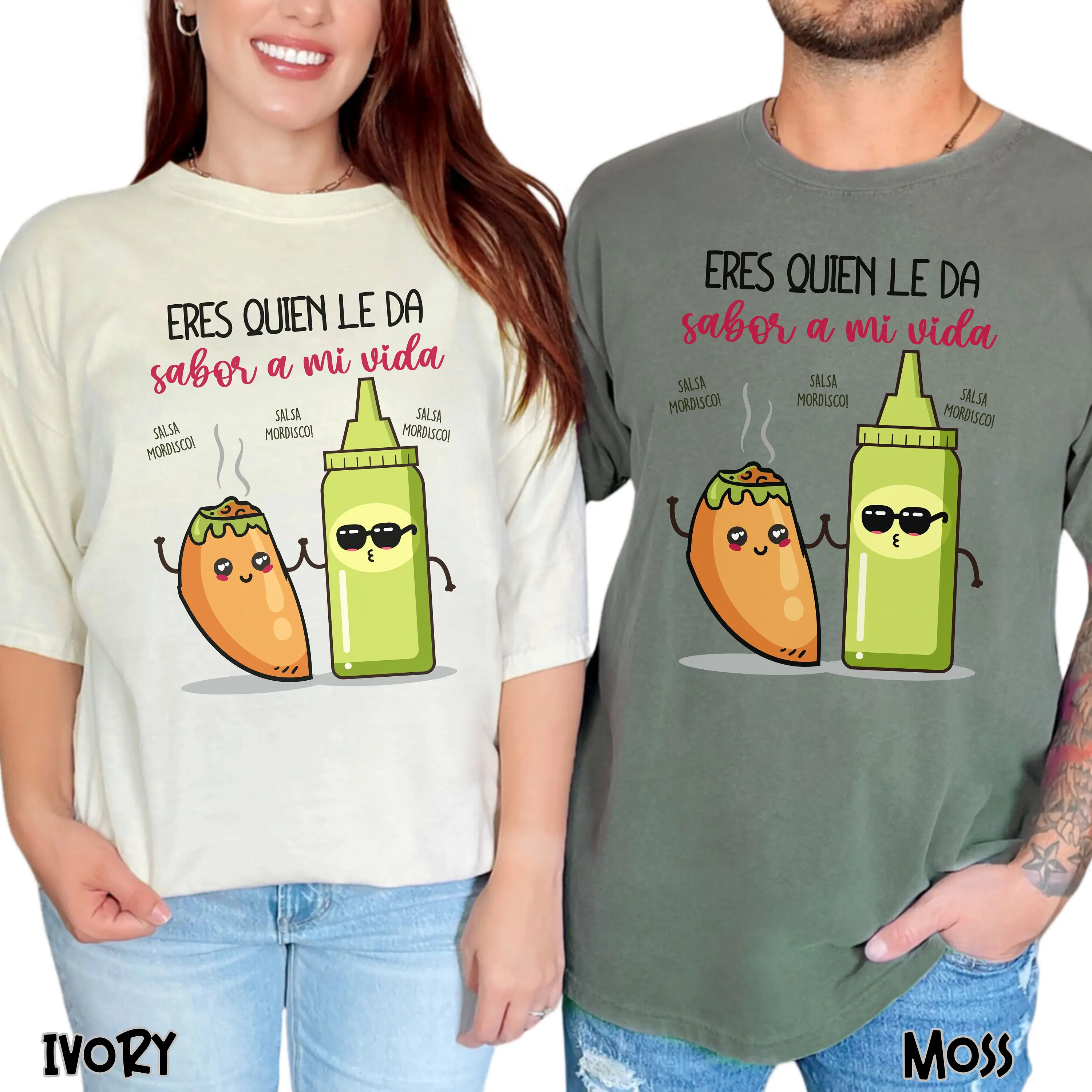 Venezuela T Shirt Le das sabor a mi vida gift for Latin Couple Latino Friend perfect Venezuelans