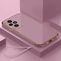 For Honor 200 Pro Case Honor 200 lite Phone Case Honor 200 Case Luxury Square Plating ShockProof Soft Silicone Back Cover Fundas
