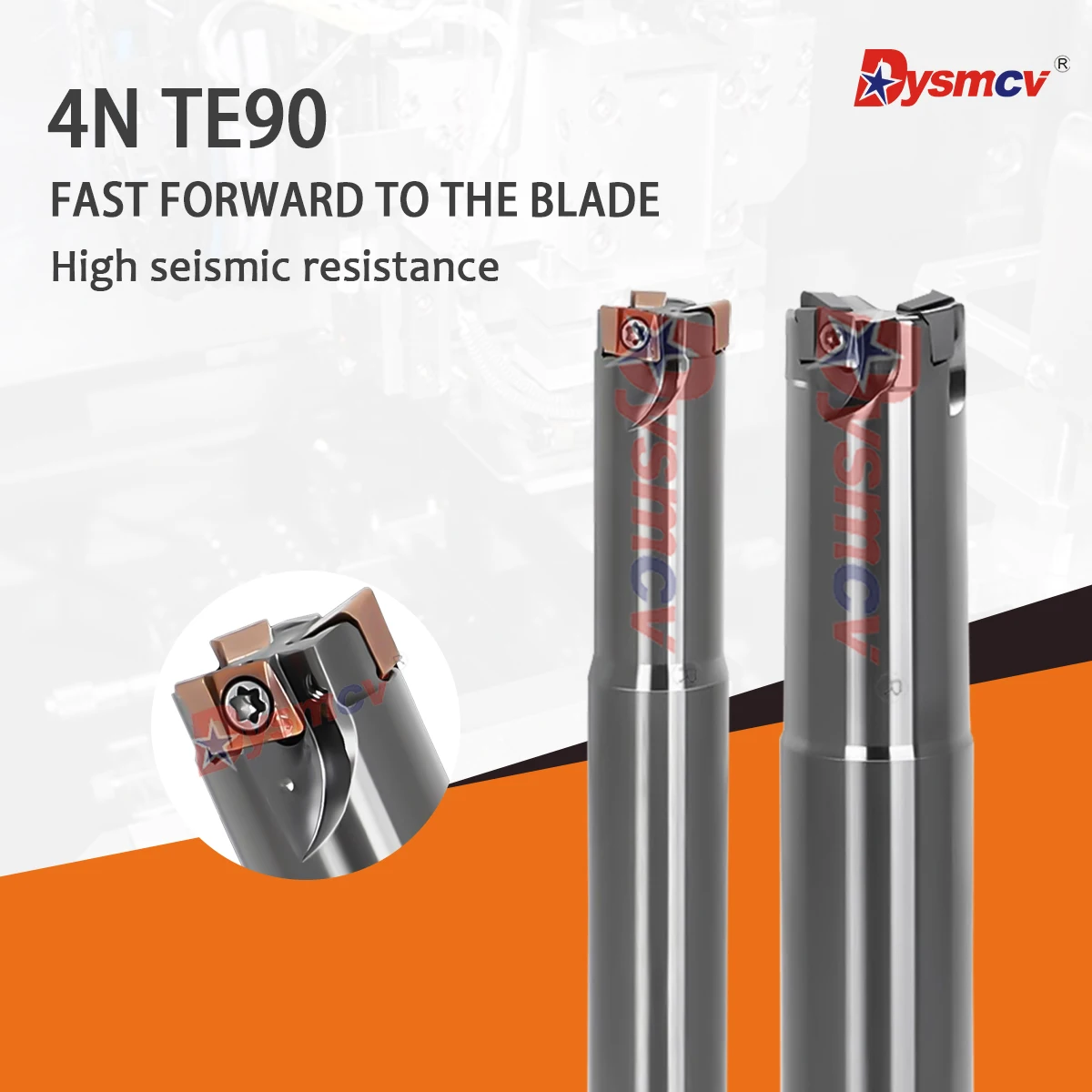 4N TE90 Milling Series Fast Forward To The Milling Tool 4NKT Double-Sided Four Edge Milling Cutter Insert CNC Lathe Blades Tools
