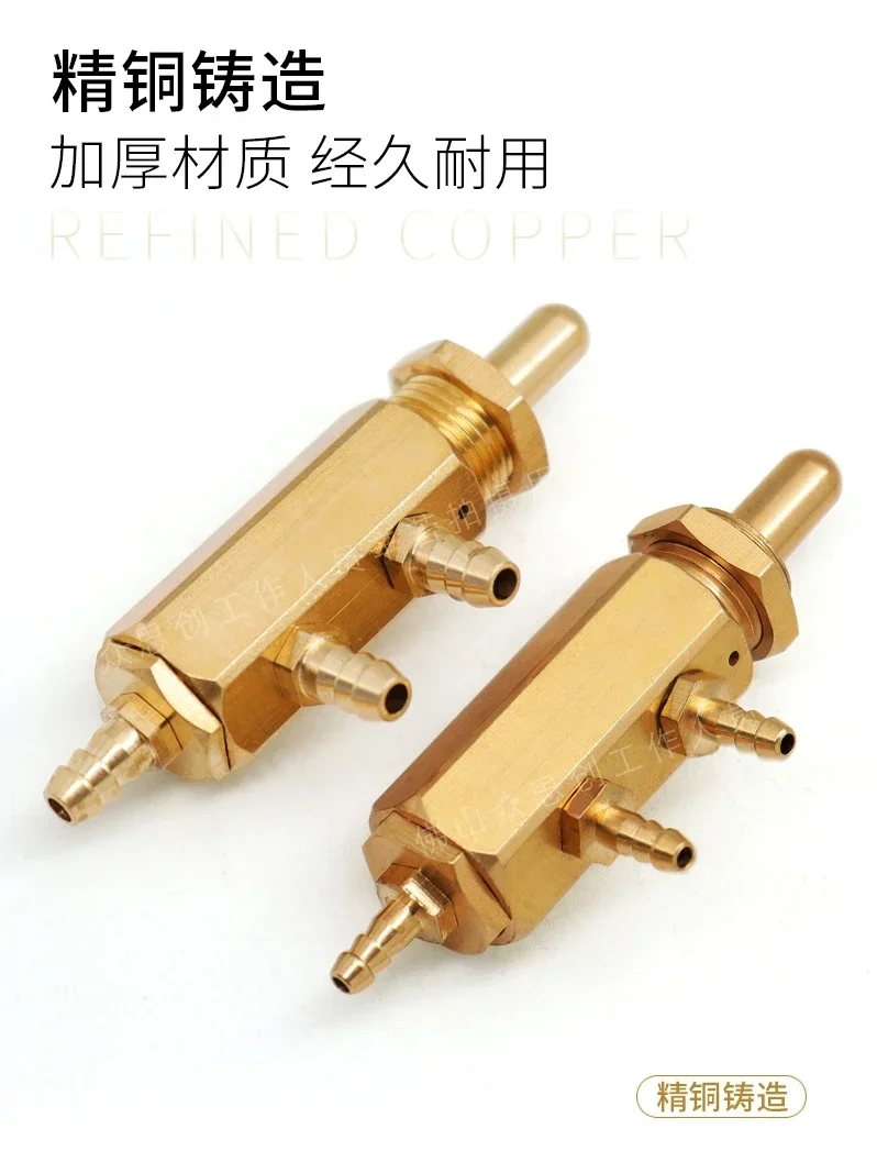 accessories square switch foot control valve  chair multi-function  water  gas  pedal pure copper