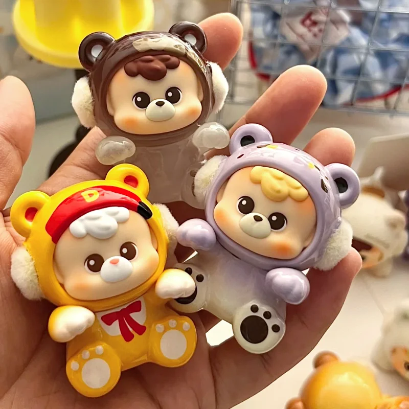 

Новая оригинальная 24-часовая серия Diudiu Baby Cuddle Little Bear, мини-слепая коробка, экшн-фигурка, модель, загадочная коробка, декор, Topdesk, подарок «сделай сам»