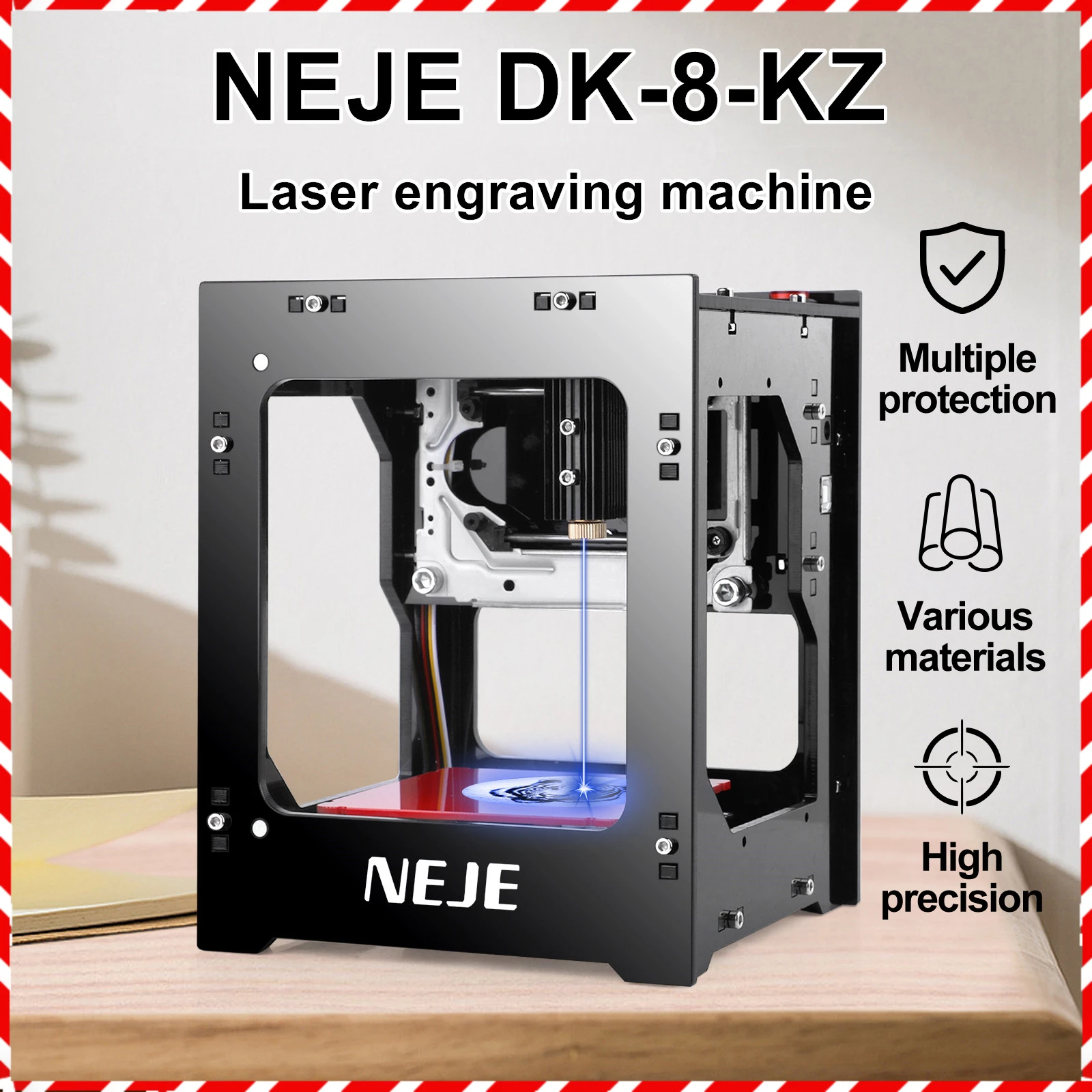 

NEJE DK-8-KZ 1500/2000/3000MW mini laser desktop engraving machine