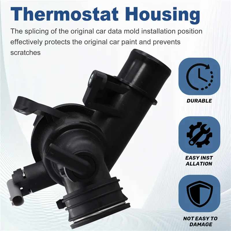 

XMSJ-A6512002800 Engine Coolant Thermostat Housing NEW For Sprinter W204 W205 W212 W221 W222 6512002800