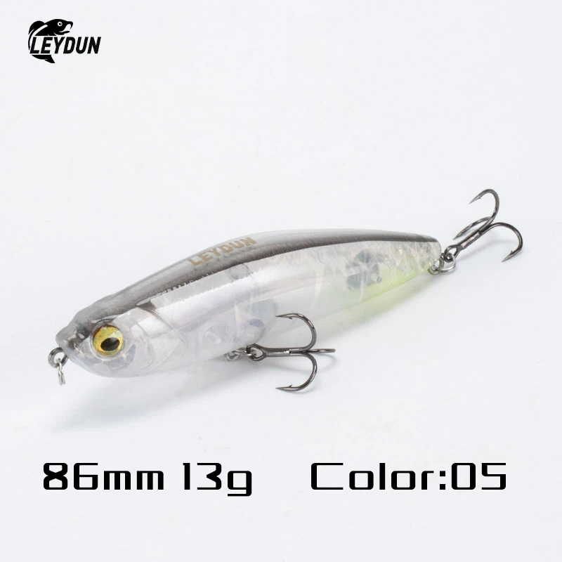 LEYDUN Z-Claw Angelköder, schwimmender Bleistift, 86 mm, 100 mm, 120 mm, Topwater, harte Köder, Oberfläche, Stickbait, gute Aktion, Bass-Wobbler