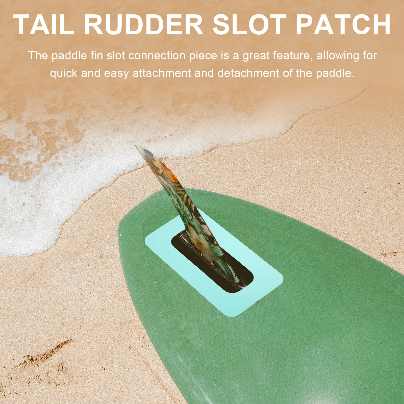 

Tail Slot Patch Paddle Fin Box Connector For Surfboard Sup Durable Replacement Fin Box Connection Patch Surfing Accessory