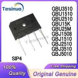 5/PCS New GBU3510 GBU1510 GBU2510 GBU15K GBU25M GBJ1508 GBJ1510 GBJ2510 GBJ3510 GBJ5010 Induction cooker bridge pile In Stock