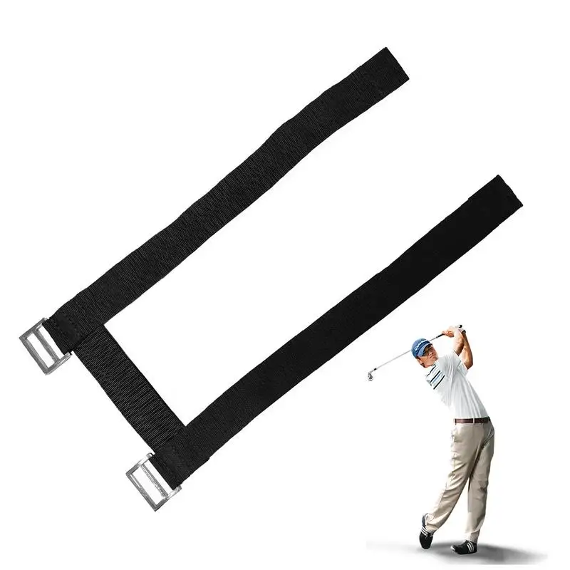 Golf Swing Training Aid Swing Band Trainer Aid Arm Band Golf Aid For Swing Training Between Arms Correction Belt Swing Hand For