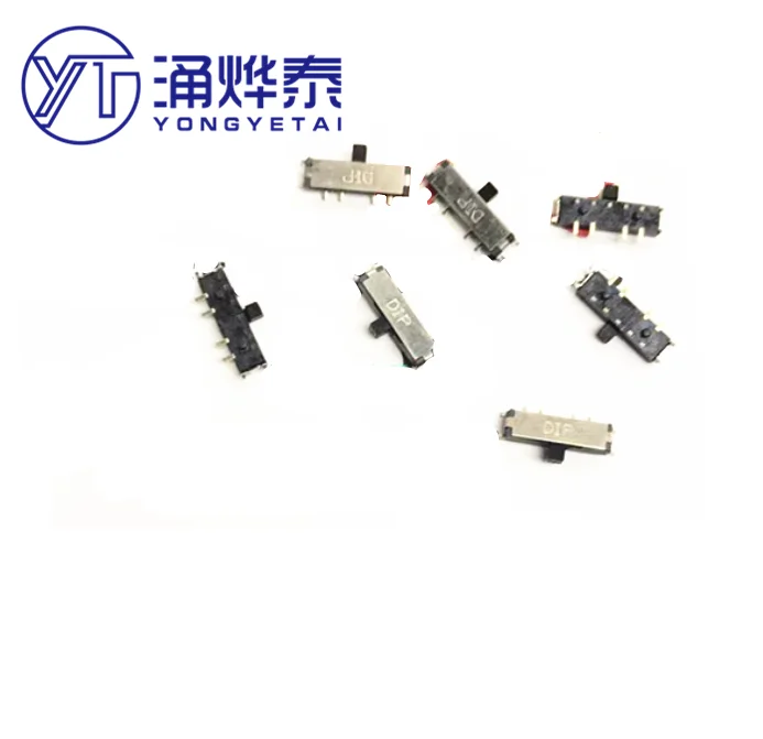 

YYT 10 шт. переключатель SMD 8-pin 3-скоростной переключатель слайда MSS4-V-T/R Позолоченные ножки