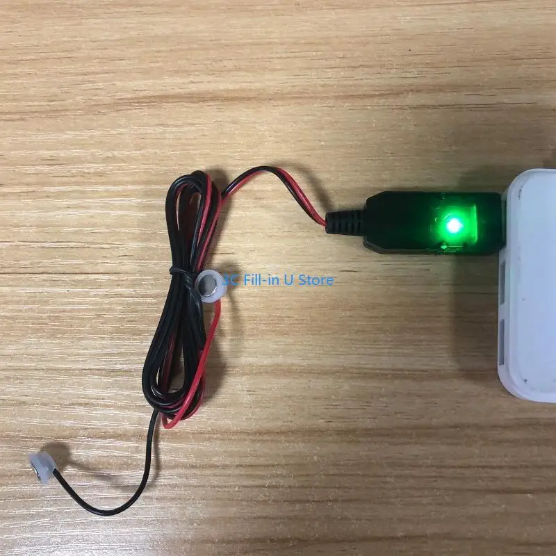 Cable carga magnética G8TA USB para 3.7V 14500 16340 26650 baterías duraderas cargador batería litio recargable