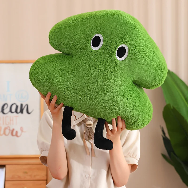 43CM New Tree Plush Toy Stuffed Soft Plushie Tree Huggable Pillow Backrest Cushion Toys for Girls Xmas Gift Decor