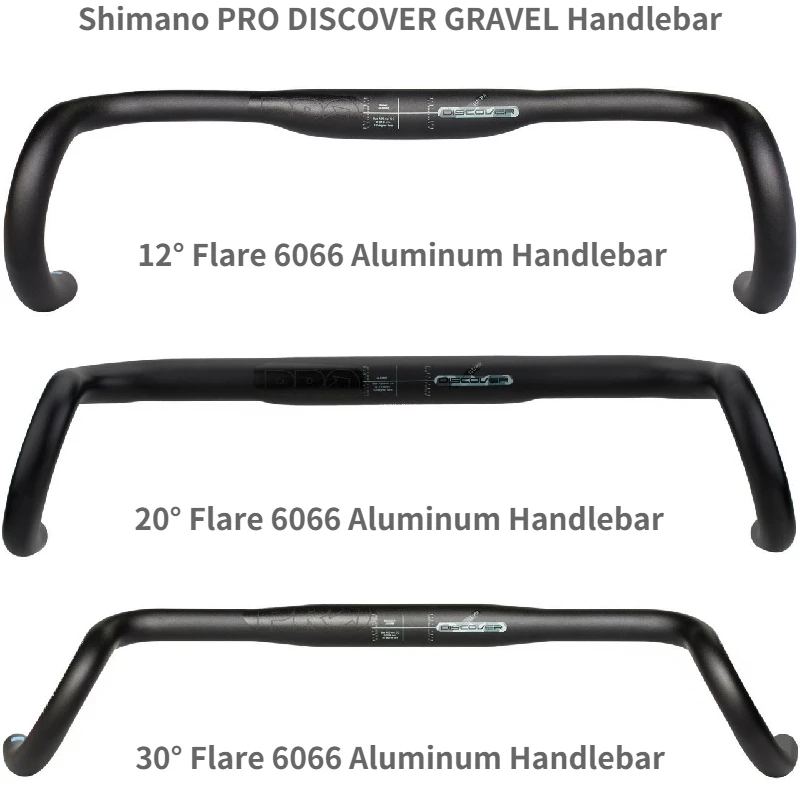 Shimano PRO Discover Gravel Aluminum Road bicycle handlebar