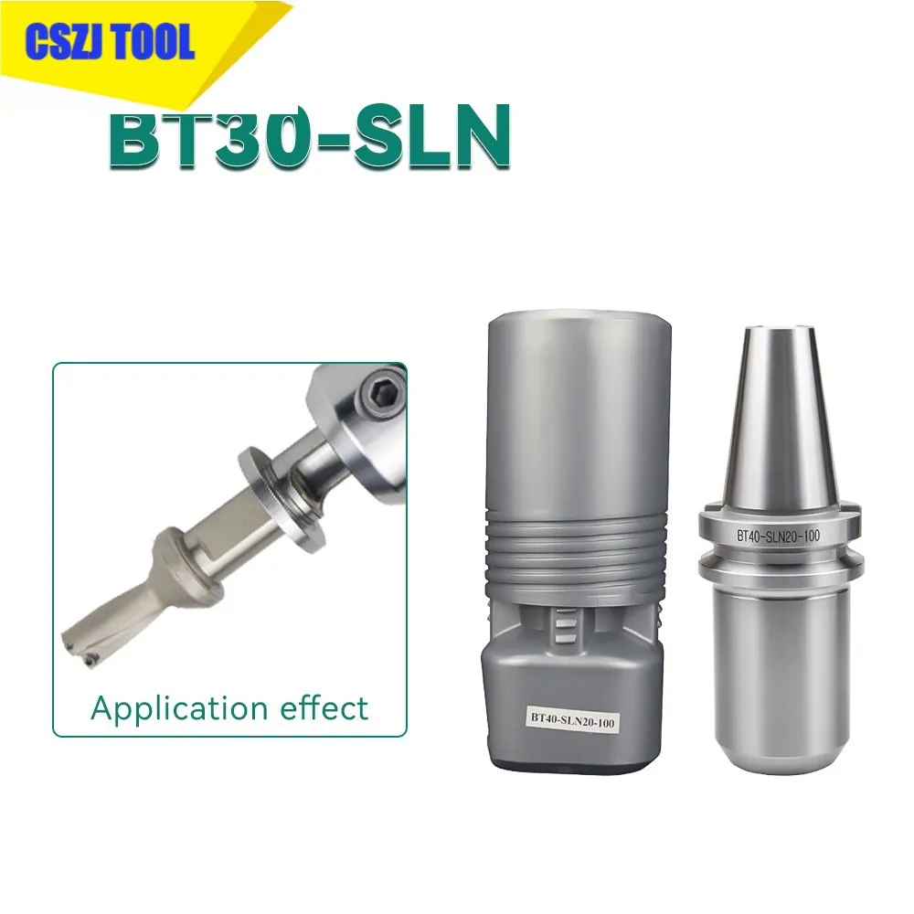 1PCS BT30 BT40-SLN10 SLN12 SLN16 SLN20 SLN25 SLN32 SLN40 CNC Machining Center for Side Fixed Tool Holder U Drill Holder