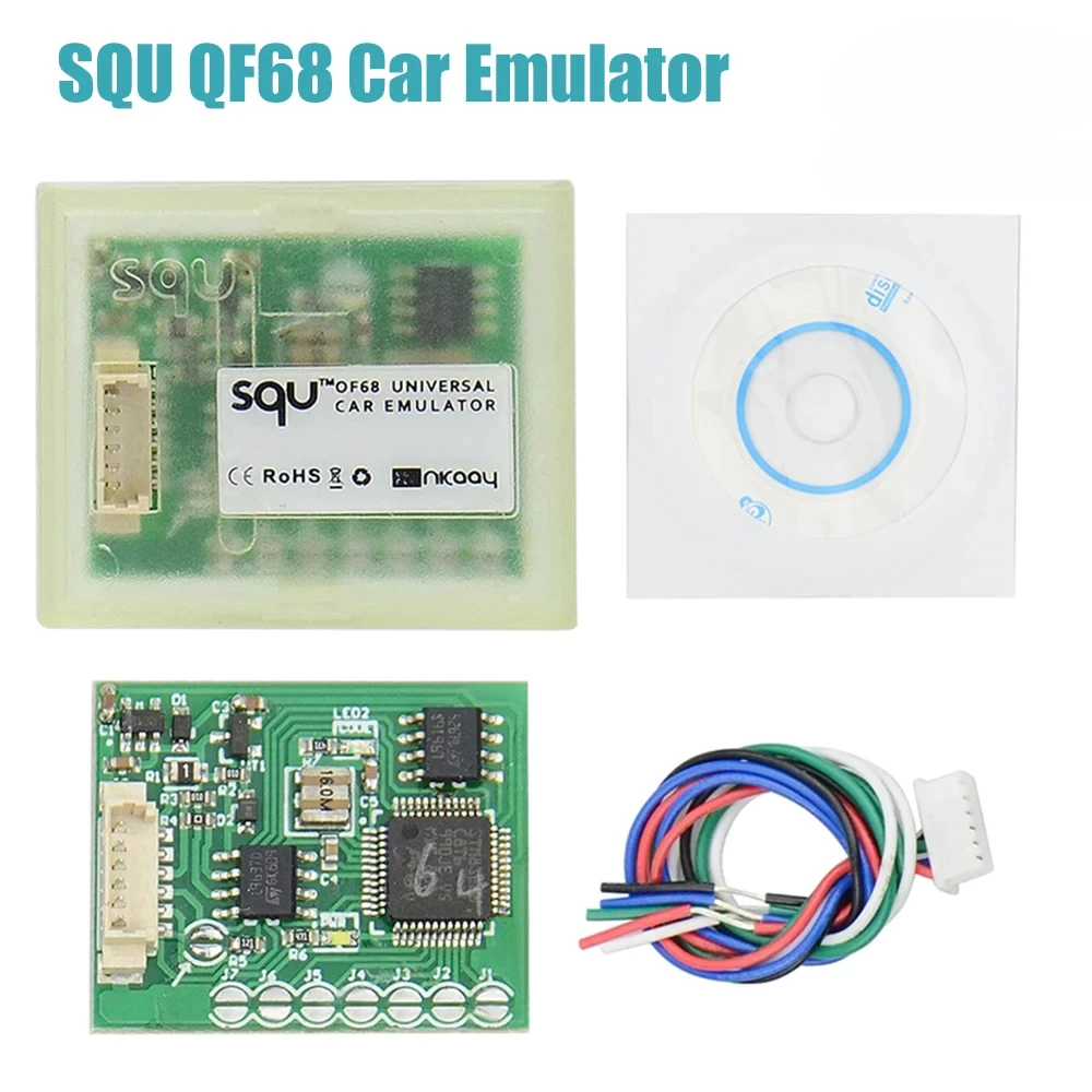 SQU QF68 Universal Car Emulator Signal Reset Immo Programs Place ESL Diagnostic Seat Occupancy Sensor Tool