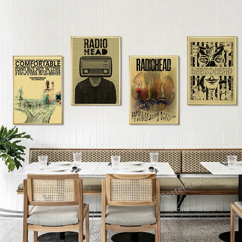Плакат Radiohead А4/A3 | AliExpress