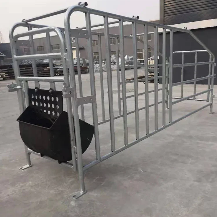 pig farm equipment farrowing crate maternity stall sow cage hot-dip galvanized for pig