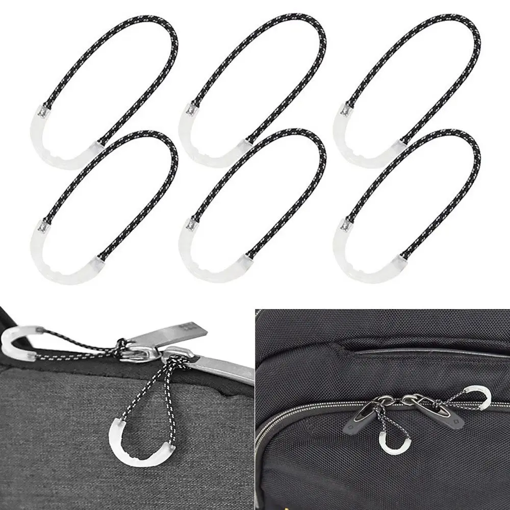 10pcs Coats Jackets Rucksacks Parts Ultra-Bright Glow Ideal kit Markers Ends Lock Zips Tent Zippers Zipper Pull